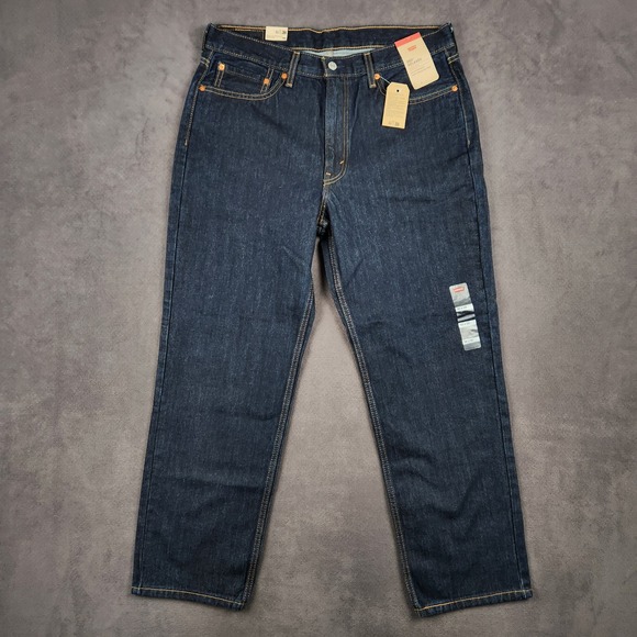 Levi's Other - Levis 550 Jeans Mens 36x30 Blue Dark Wash Relaxed Fit Tapered Cotton Denim NEW